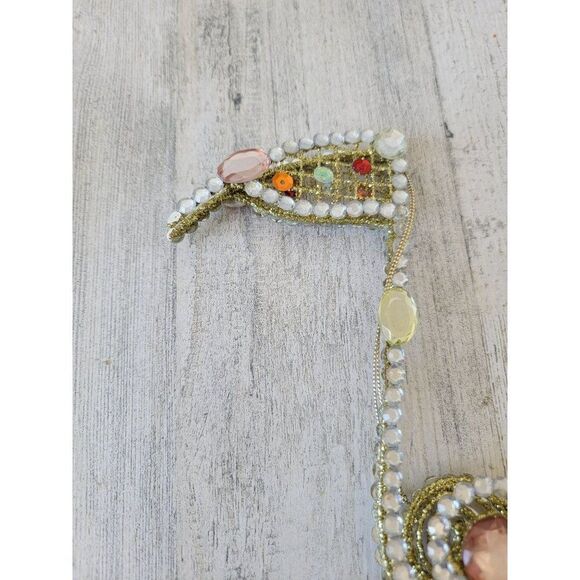 Sequin glitter music note ornament Xmas decor Golden - Picture 4 of 7